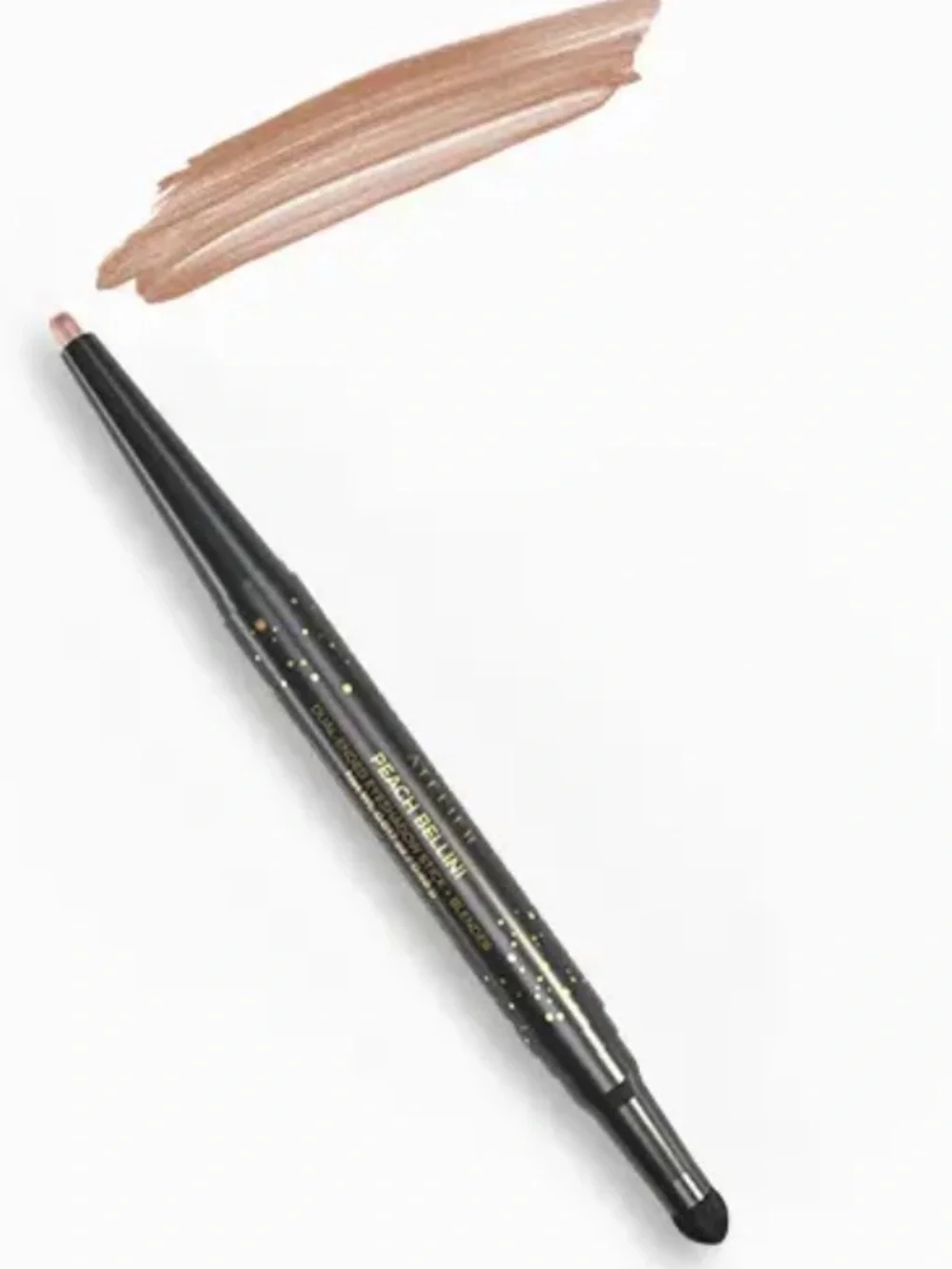 DEAR MIDNIGHT Dual-Ended Eyeshadow Stick + Blender in Peach Bellini 0.48g NEW